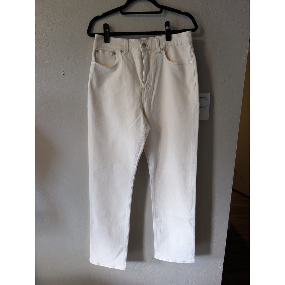 Madewell 90s Straight Jeans in size 29 off white